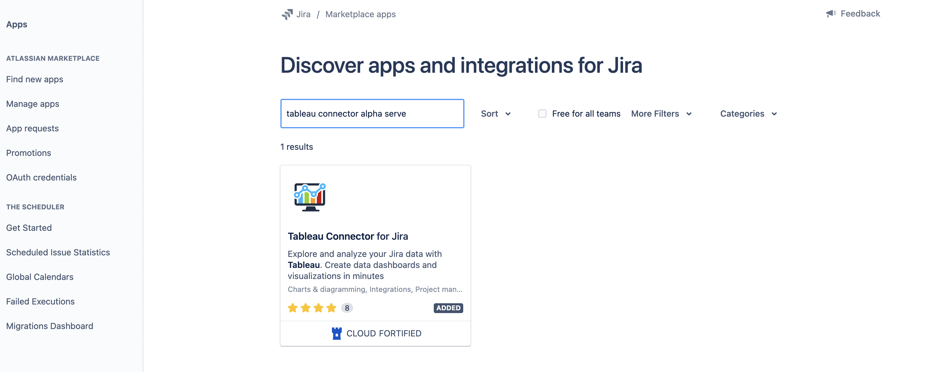 Install Tableau Connector for Jira