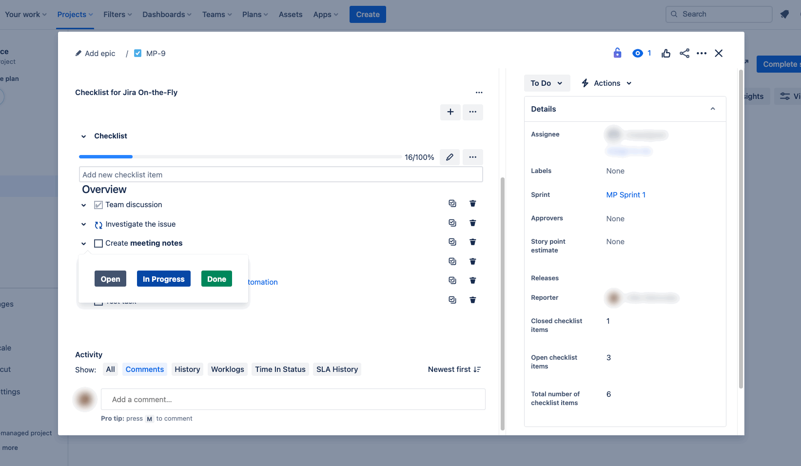 Getting Started - Use Checklist for Jira On-the-Fly (1).gif